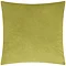 back image of cushion with plain velvet green reverse