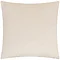 image of velvet reverse of oyster coloured cushion
