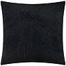 back image of plain black velvet reverse of cushion