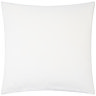 back image of ivory cushion with plain velvet reverse