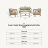 Evora 4 seater lounging set