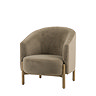 cut out image of soft khaki accent chair