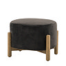 Ezra Footstool Alaska Graphite
