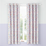 Fairytale unicorn eyelet curtains on wall image 2