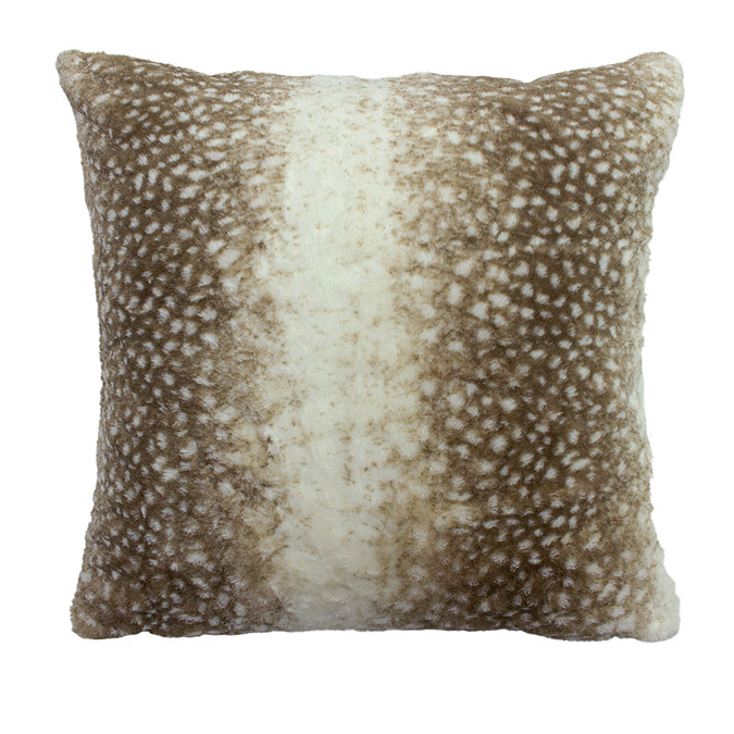cut out of fawn patterned 50x50 cushion