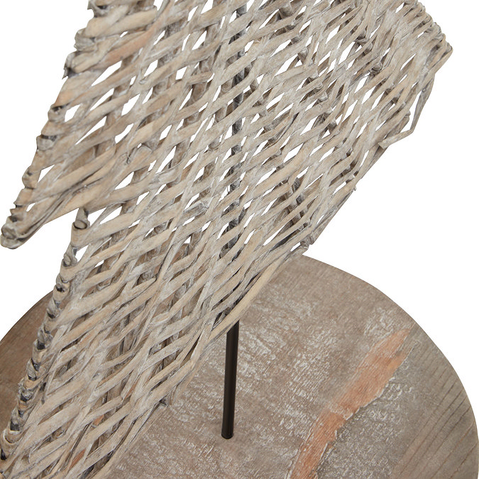 Fern large wicker tree ornament