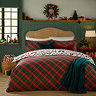 Red and Green Bows Duvet Reversible