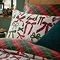 Red and Green Bows Duvet Pillow