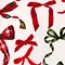 Festive Bows Throw Berry & Pine
