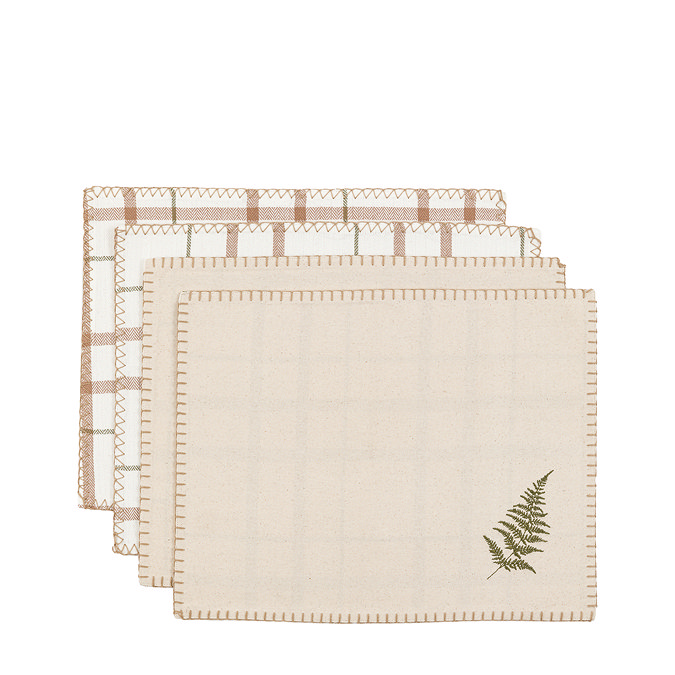 Festive Woodland Placemats Cut Out