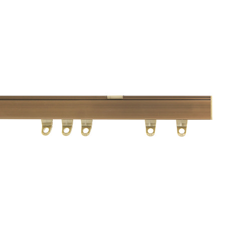 Fineline Fixed Track Antique Brass image