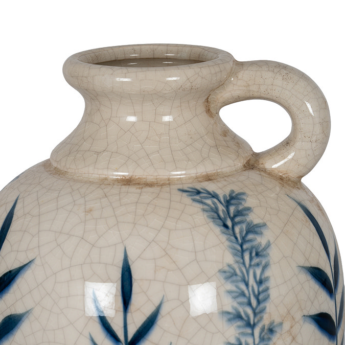 Blue amphora jug vase
