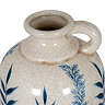 Flora Amphora Jug in blue