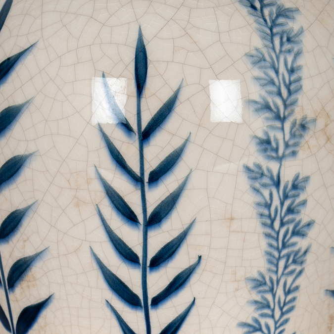 Flora Amphora Jug in blue