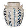 Flora Amphora Vase Blue