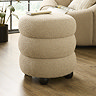 Florence Boucle Pouffe - Buff main image