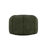 back image cut out of basil green swivel accent chair
