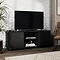 Flynn Wooden Fluted TV Unit - Black main image