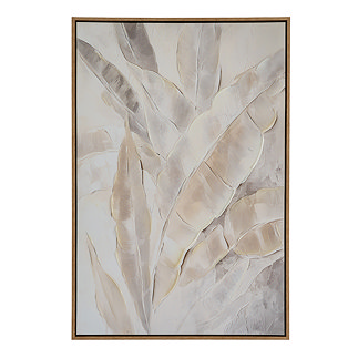 Folira Hand Painted Canvas In Frame - Multi