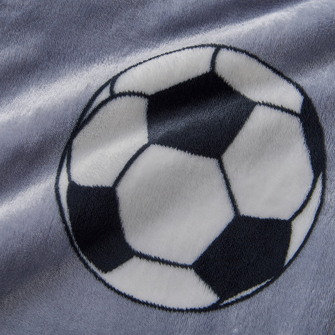 Football throw grey image