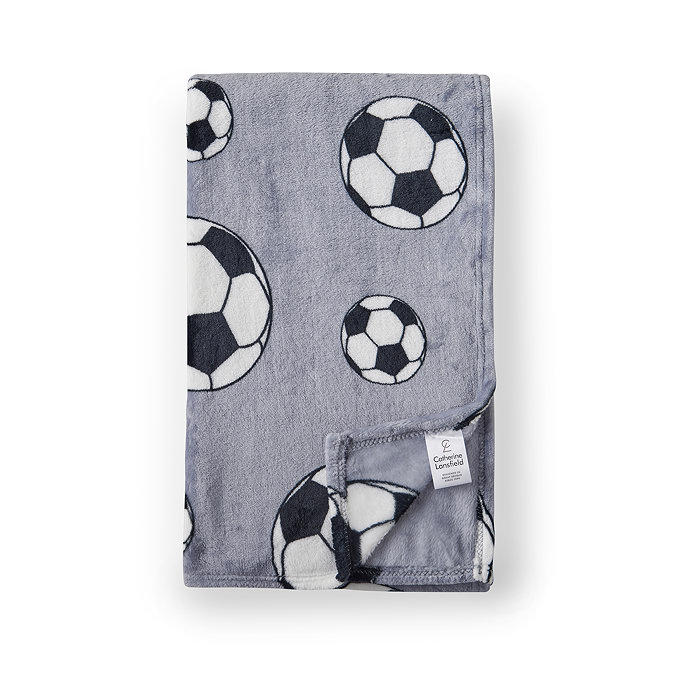 Football throw grey image