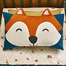 Fox and woodland duvet cover set image of pillowcase image 3