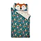 Fox and woodland friend duvet cover set front image 6