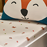 Fox and woodland friends Fitted Sheet image 1