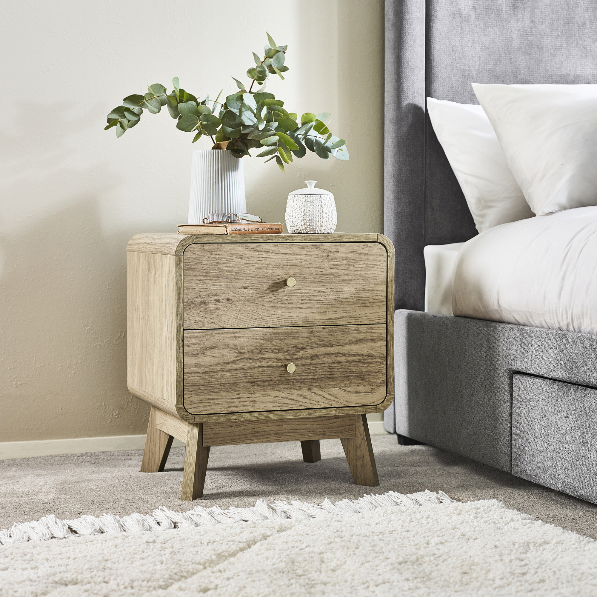 Freya 2 Drawer Bedside | MFI