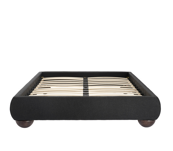 Frida Deep charcoal bed lifestyle image
