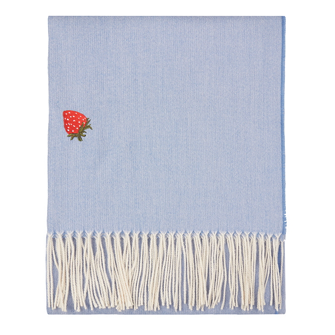 Berry Sweet Blue throw
