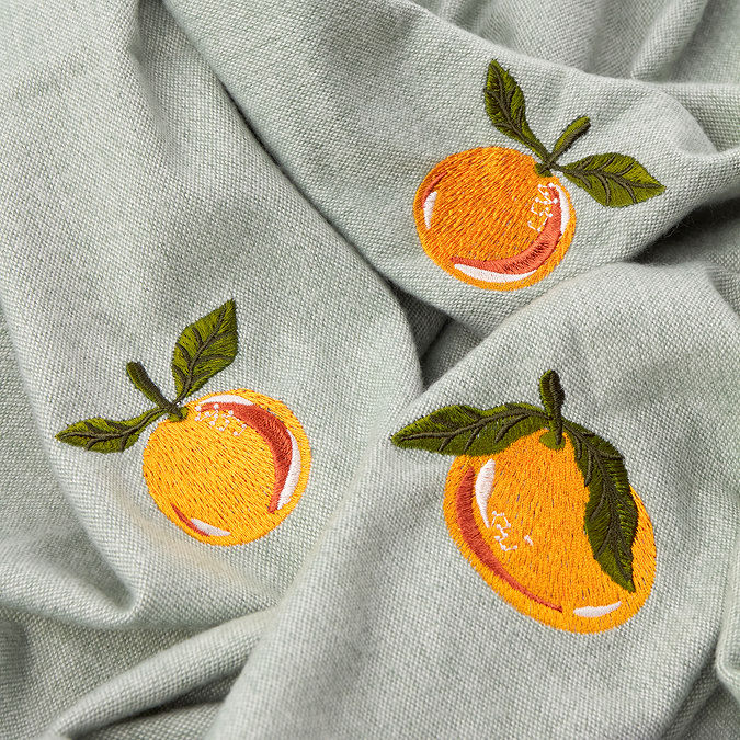 Zesty orange throw