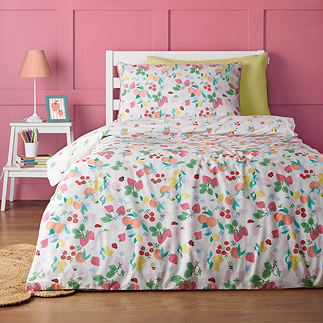 fruity friends duvet cover set