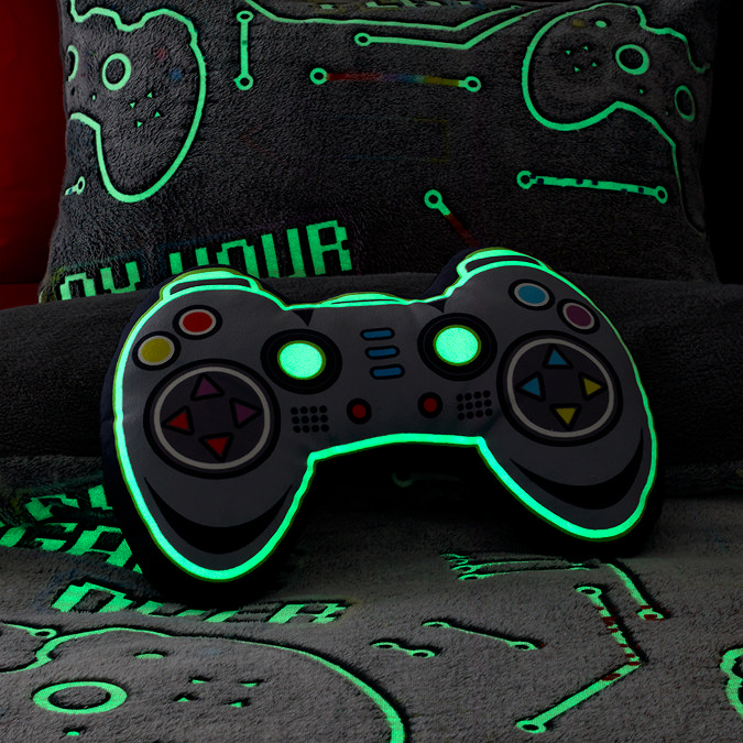 game over fleece cushion
