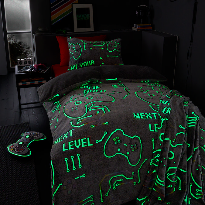 Game Over Glow in the Dark Duvet