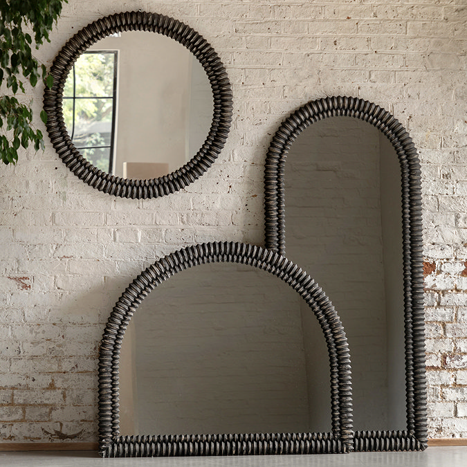 image of Genoa mirror collection: full length, overmantle and rounded