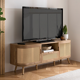 Grace Wooden TV Stand - Oak main image