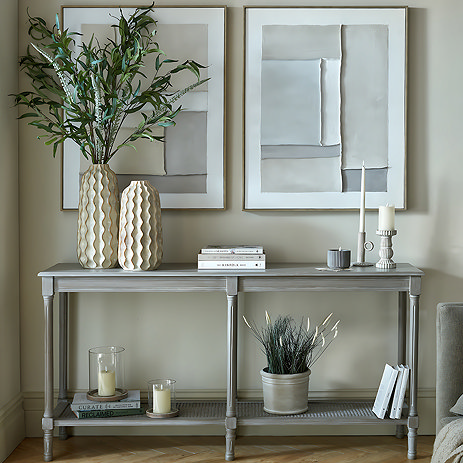 Hableton Large Rattan Console Table image