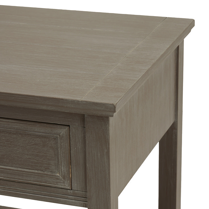 Hableton One Drawer Side Table stock close up image