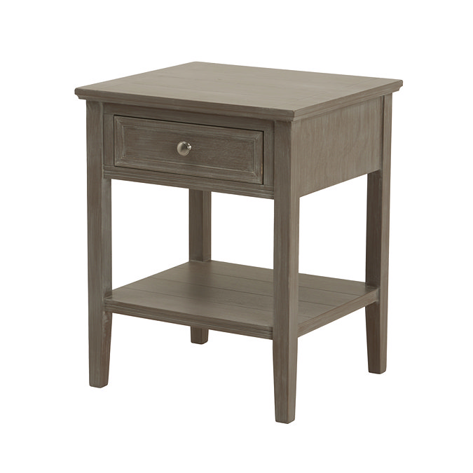 Hableton One Drawer Side Table stock image