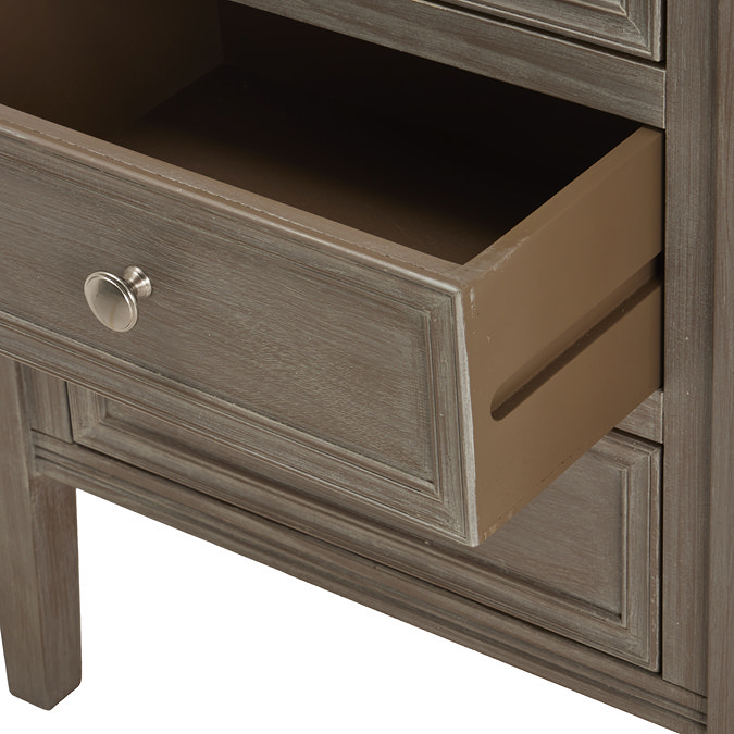 Hableton Three Drawer Side Table Image
