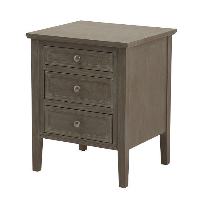 Hableton Three Drawer Side Table Image