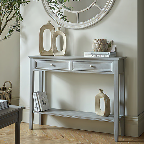 Hableton Two Drawer Console Table Image