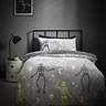 Skeleton Glow Duvet Grey