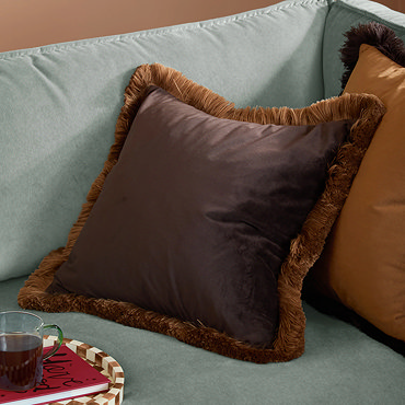 Halo chocolate cushion image