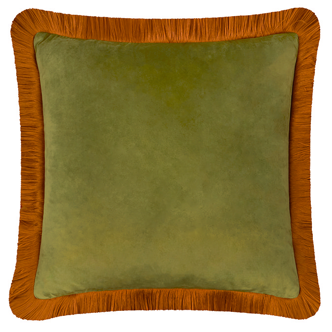Halo olive cushion image