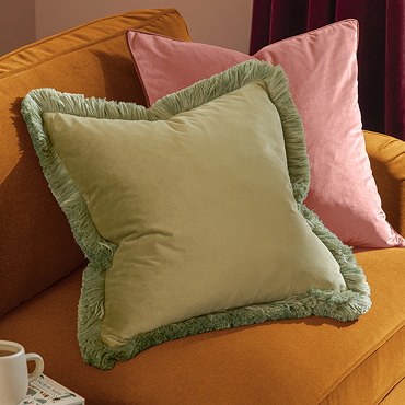 Halo sage green cushion image