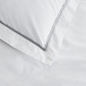 Hamstead Silver 200TC Duvet Cover Set - White carousel image