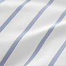 Hampton stripe duvet cover set in blue on bed image 5
