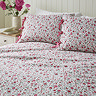 Hannah Floral Bow Fastening Duvet Cover Set - Pink carousel image
